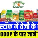 Dabur India Share : आखिरकार डाबर इंडिया कंपनी के स्टॉक में दिखा दिया अपना जलवा जाएगा ₹800 पार