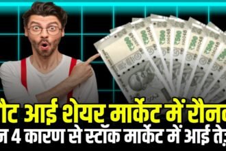 Share Market : लौट आई शेयर मार्केट में रौनक, इन चार कारण से स्टॉक मार्केट में आई दमदार बढ़ोतरी