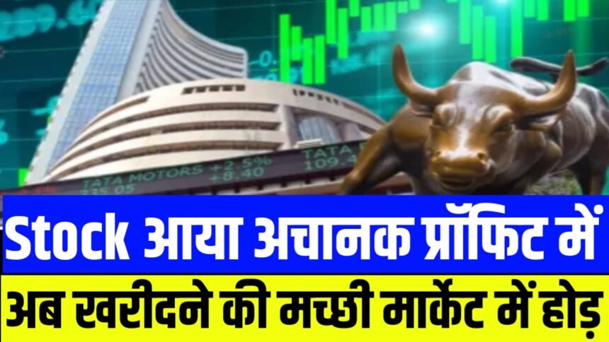घाटे में चलने वाली कंपनी एकदम से आई मुनाफे में, स्टॉक को खरीदने की मच्छी मार्केट में होड़