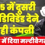 Multibagger Return देने वाली यह कंपनी देने जा रही 2025 में दूसरी बार डिविडेंड