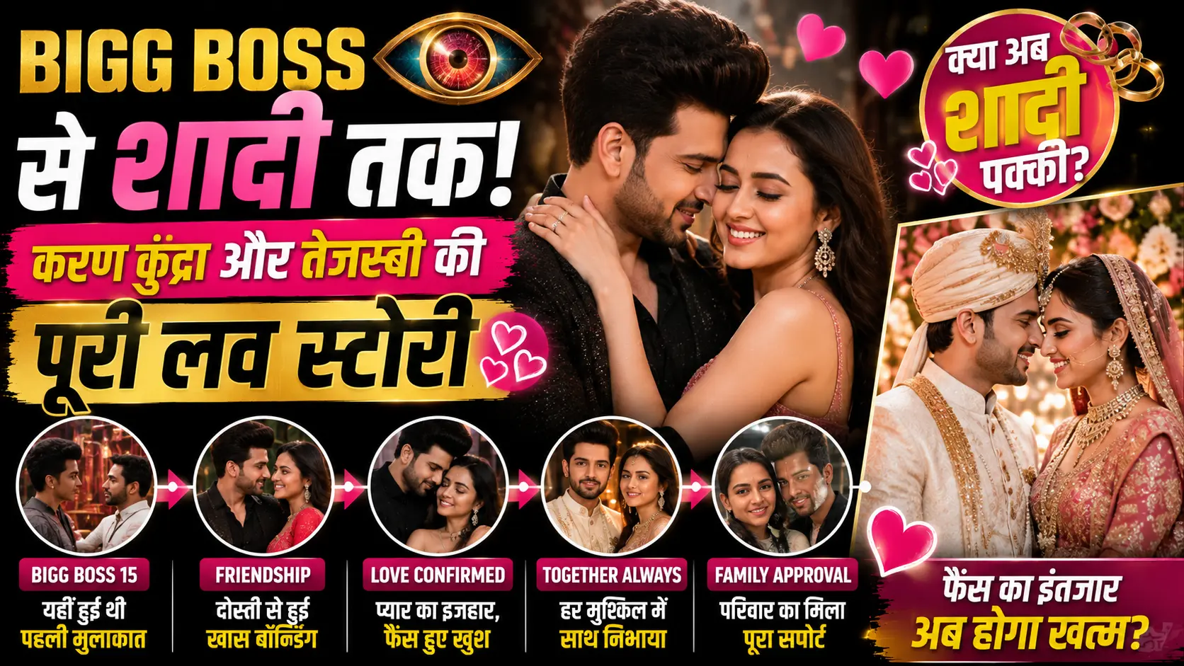 Hindi Khabar 24 1 Bigg Boss से शादी तक! करण कुंद्रा और तेजस्वी की पूरी लव स्टोरी