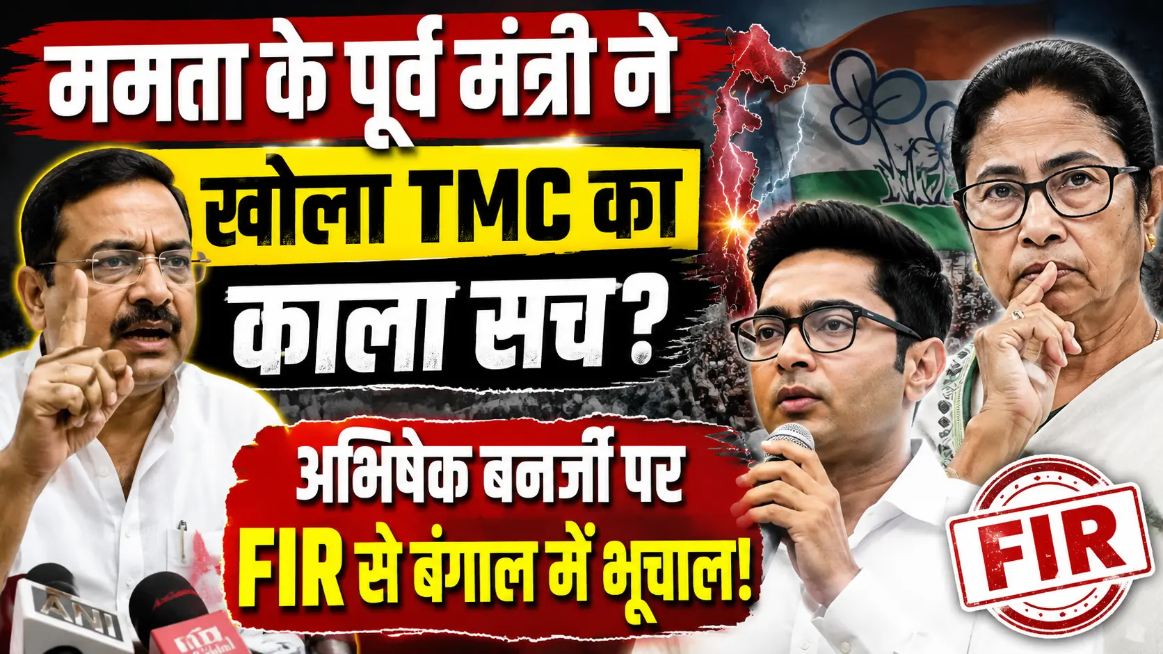 ममता के पूर्व मंत्री ने खोला TMC का काला सच? अभिषेक बनर्जी पर FIR से बंगाल में भूचाल!