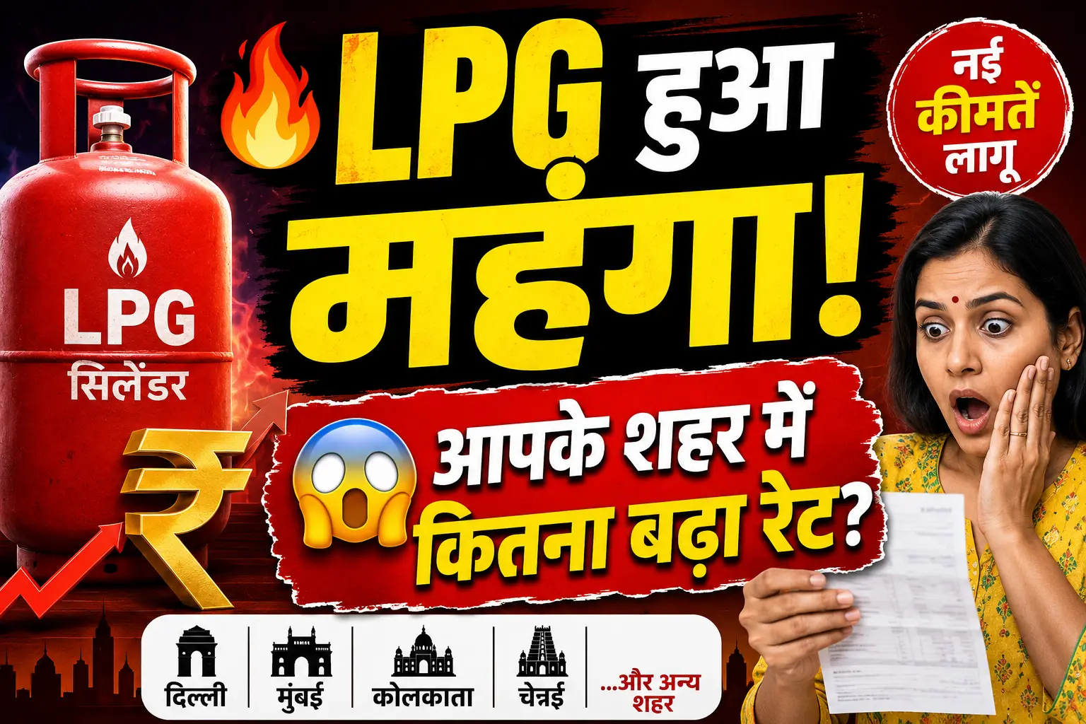 LPG Cylinder Price Today