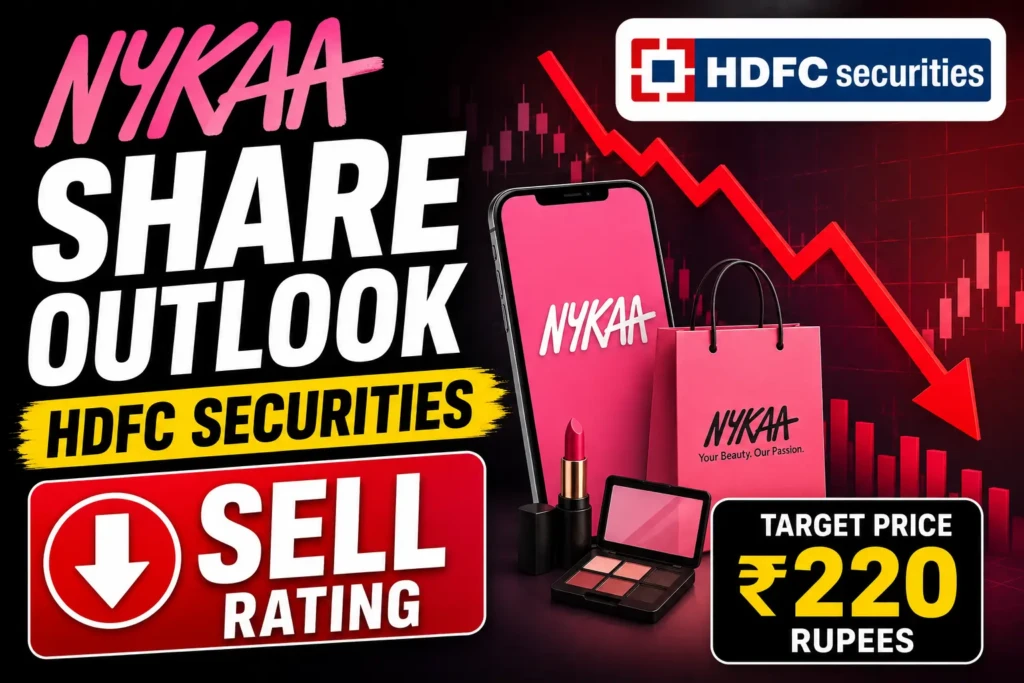 Nykaa Share Outlook HDFC Securities Sell Rating Target Price 220